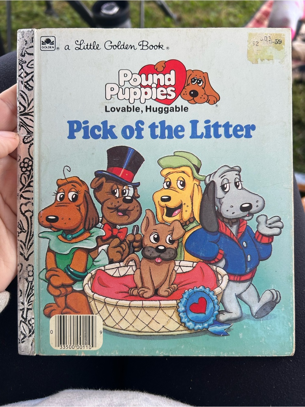 Pound Puppies "Pick of the Litter" Little Golden Book - Blue Cover